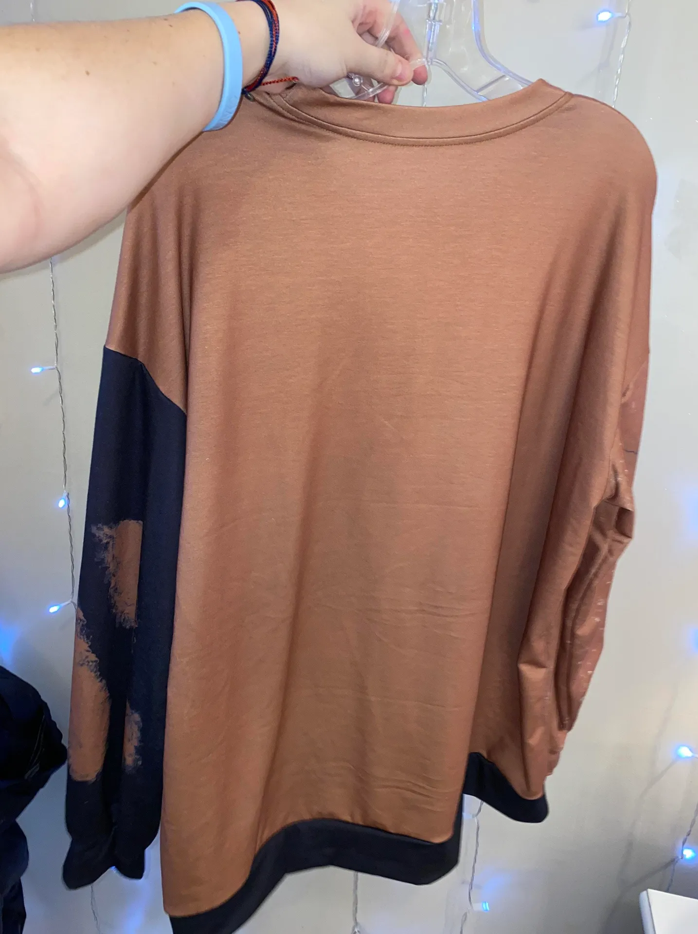 nirvana bleach dye hoodie Size XL - Image 7