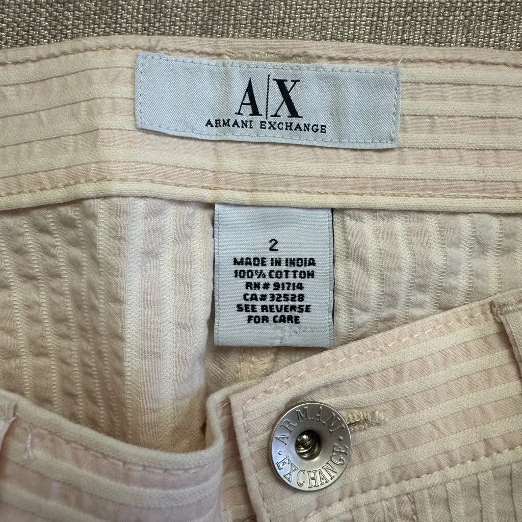 Armani womenExchange Textured Cream Pencil Skirt like NWT 100% cotton - Image 6