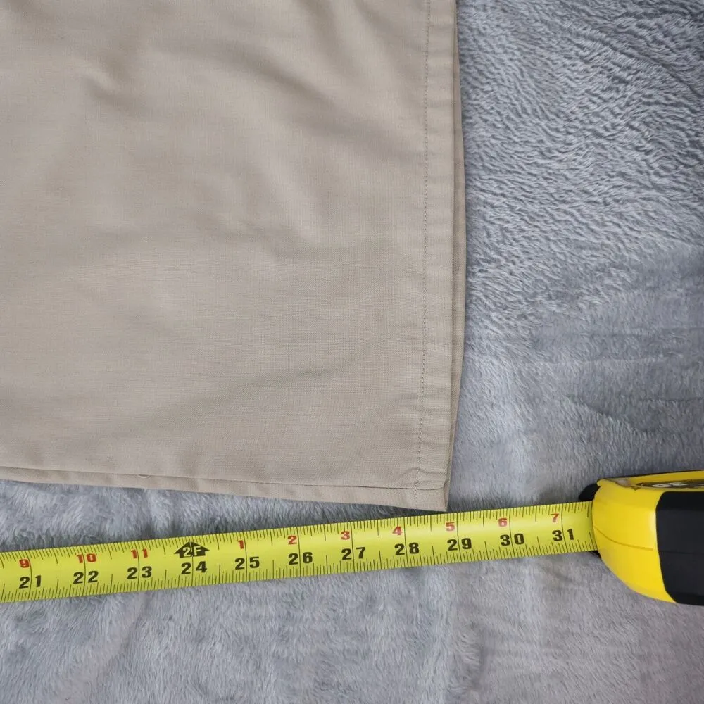 Cherokee Workwear Natural Rise Flare Leg Scrub Pants 4101P KAKW Khaki Size 2XL - Image 8