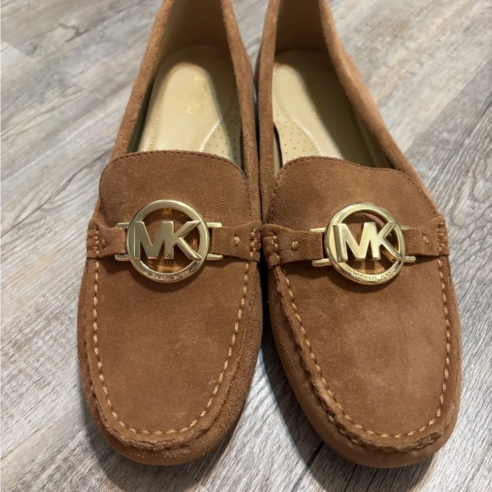 Michael Kors Brown Suede Loafers for Women - Image 3