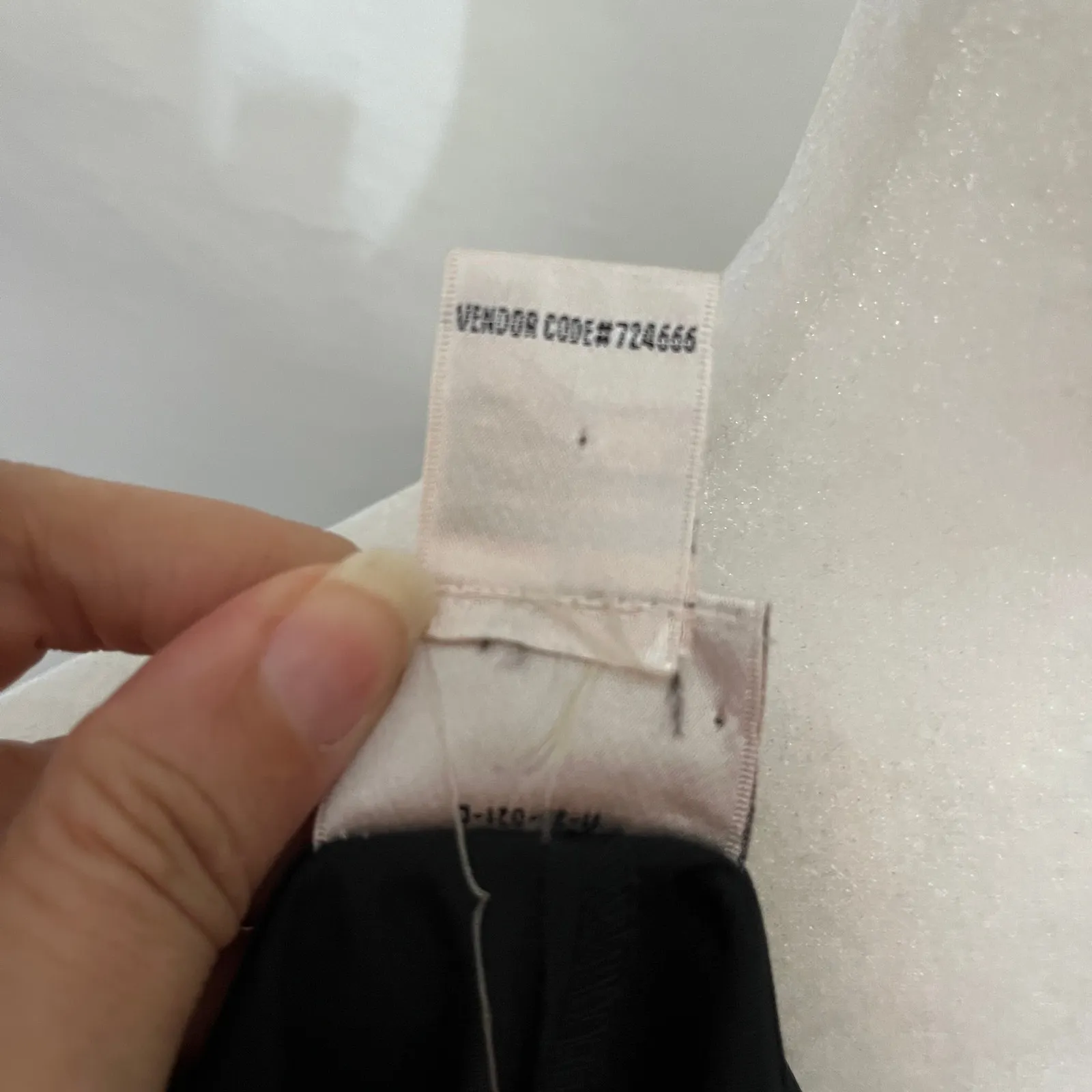 Vtg Y2K Embroidered Slip Dress Sz L Goth Fairy Embroidered Satin Delicates Black - Image 10