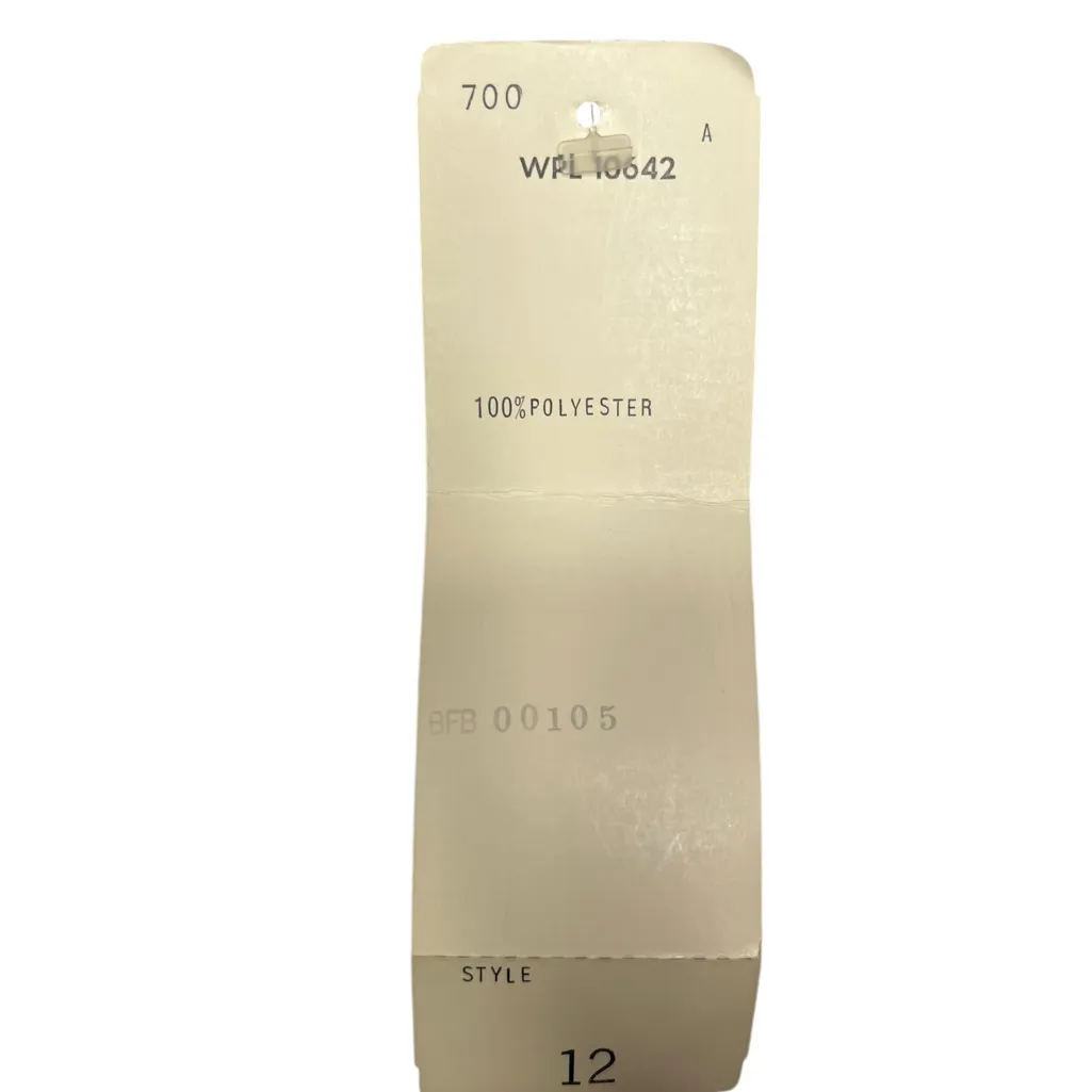 Vintage Early 80’s Devon Floral Secretary Blouse Sz 12 Lavender Top Bow Tie NWT Purple - Image 9