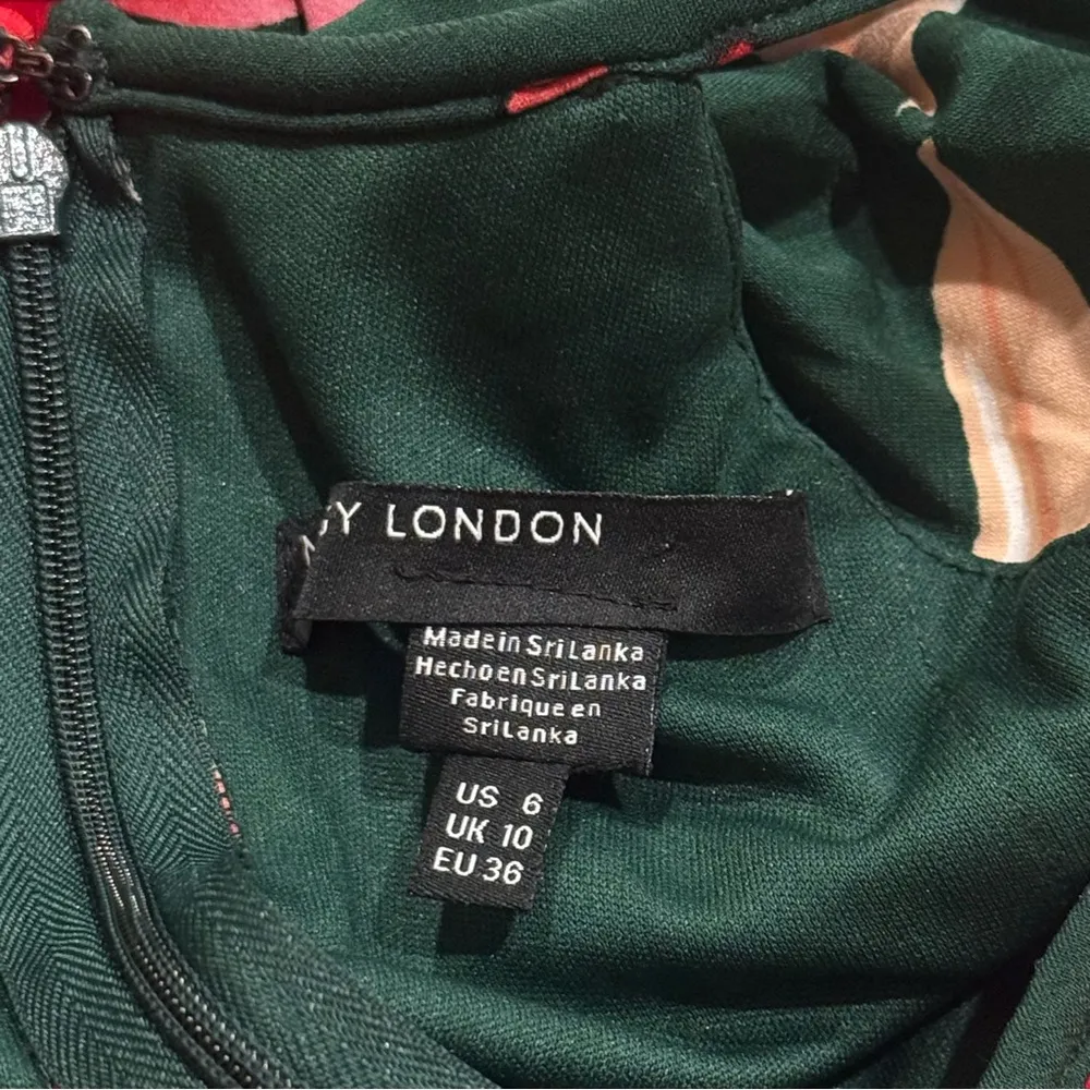 NEW Maggy London Lottie Floral Halter Cropped Jumpsuit Summer Garden Size 6 - Image 7