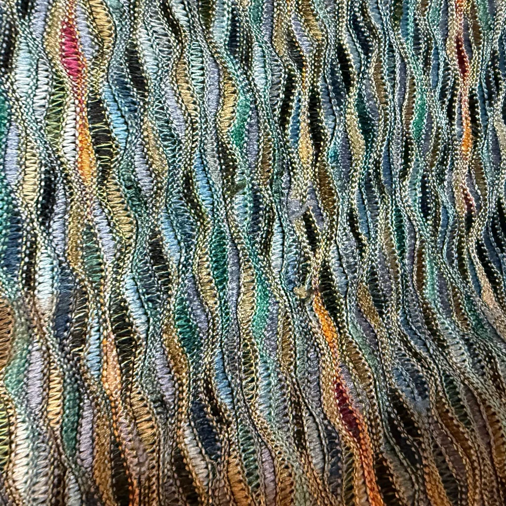 Free People Rainbow Weave Cropped Tee - Image 7