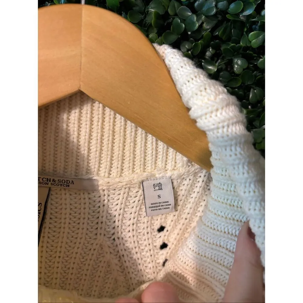 Scotch & Soda Sleeveless Knit Turtleneck Sweater Sz Small - Image 5