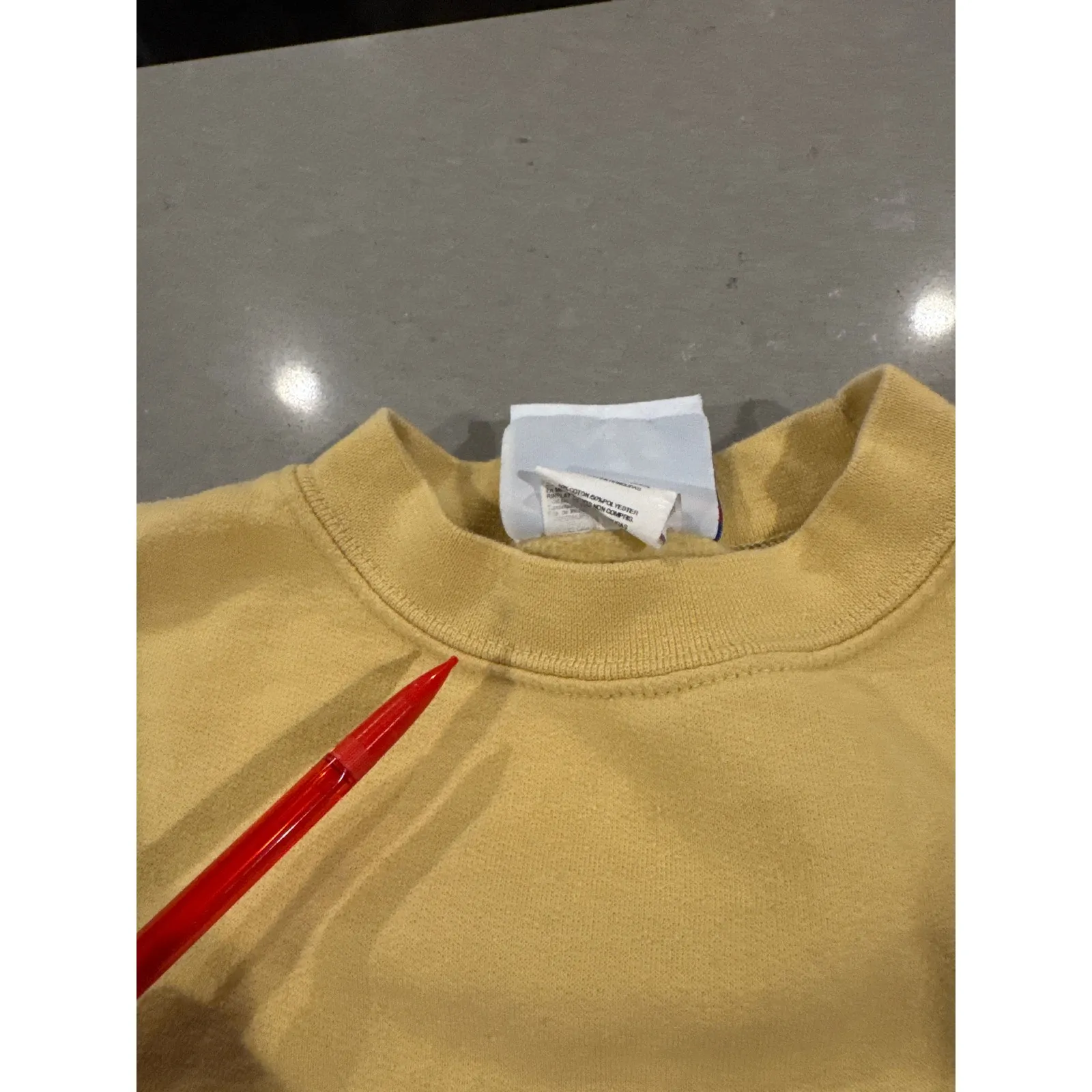 University of Colorado Buffaloes NCAA‎ Champion Sweatshirt Tan XS - Image 2