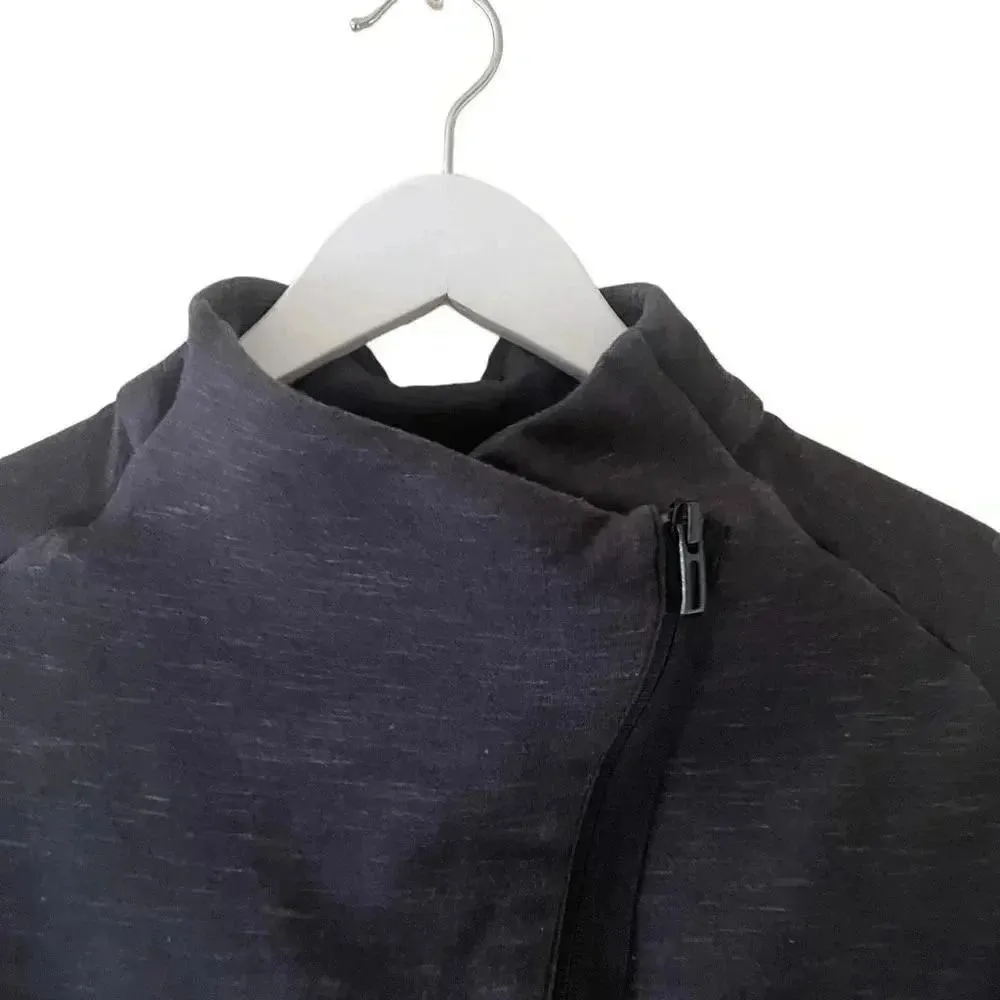 Adidas Heart Racer Track Tops Sporty Lightweight Jacket Black SZ M # 1787 - Image 2