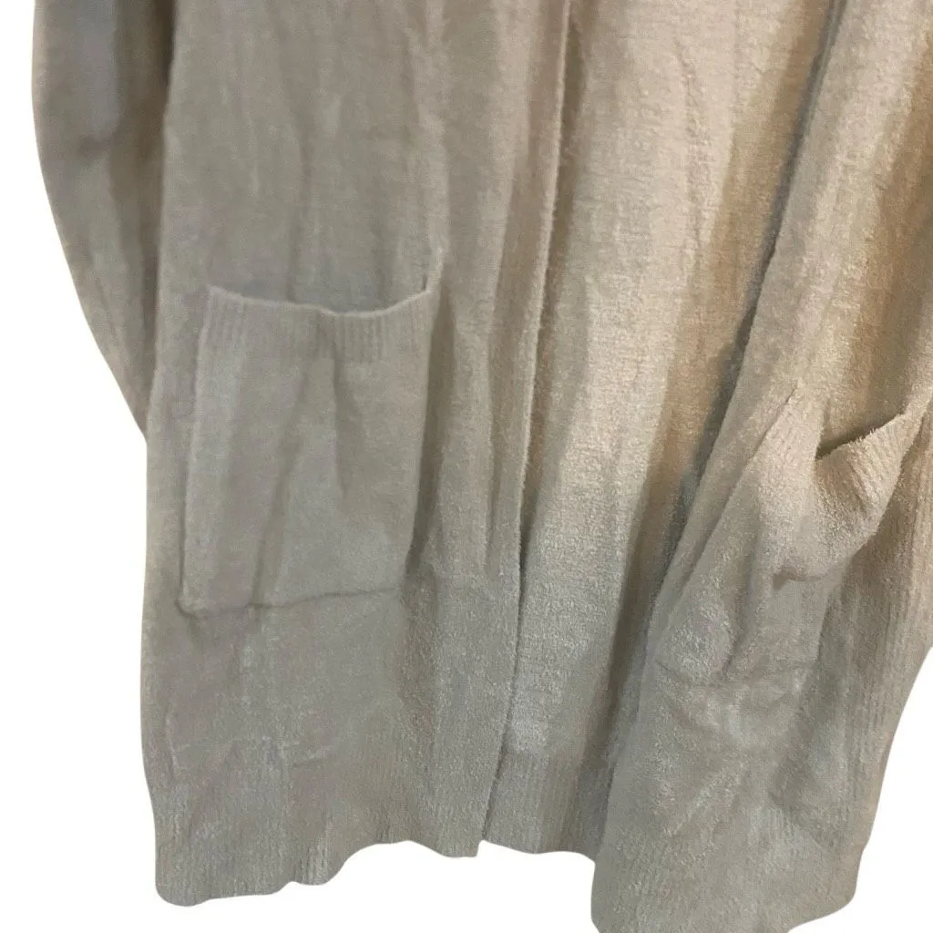Altar’d state medium/large NEW soft fuzzy cardigan tan - Image 3