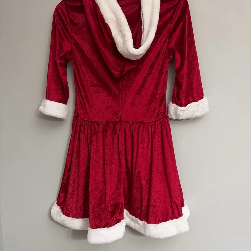 Leg Avenue Festive Red Santa Clause Outfit with White Trim size S - Image 7