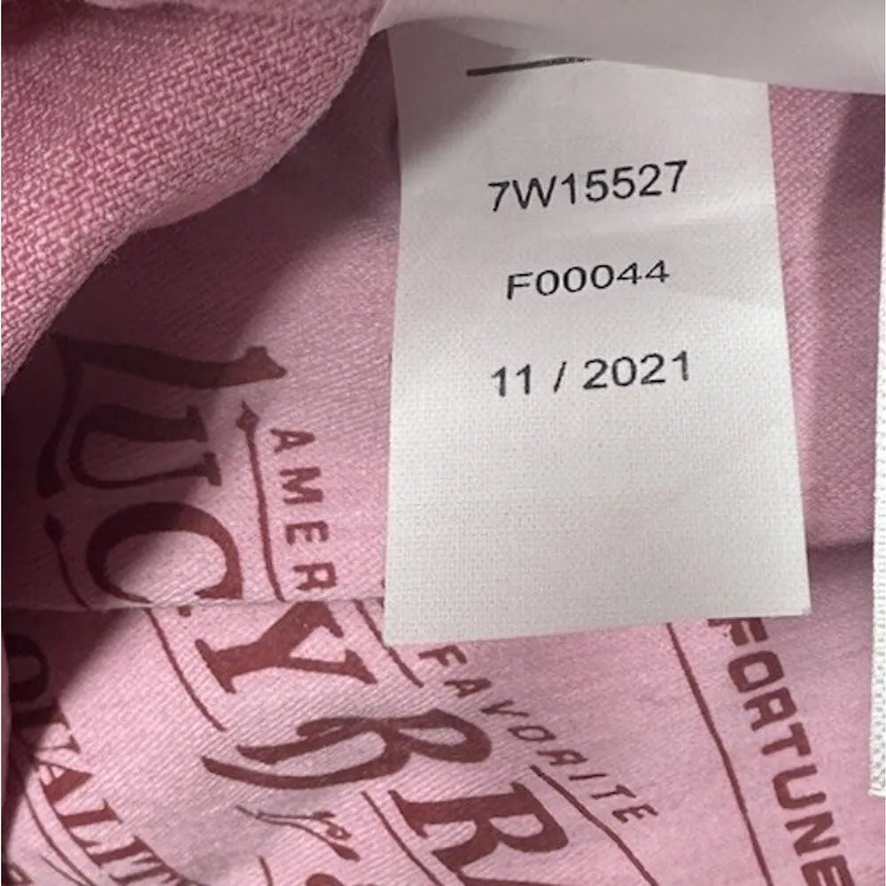 Lucky Brand AC DC Womens High Rise Mom Pink Denim Jean Shorts Rock & Roll 2/26 - Image 13