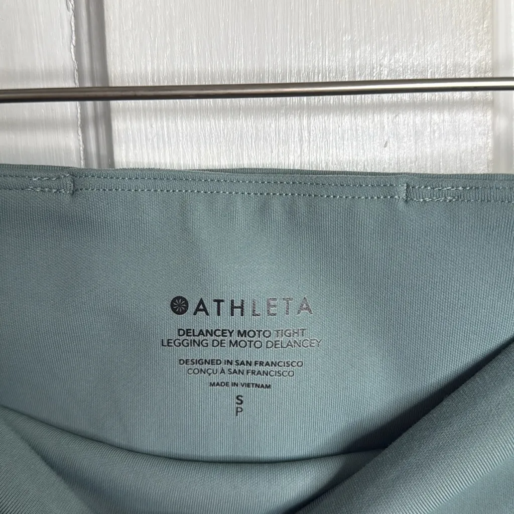Athleta Delancey Moto Tight High-Rise Leggings Pants W1759 Sz S - Image 8