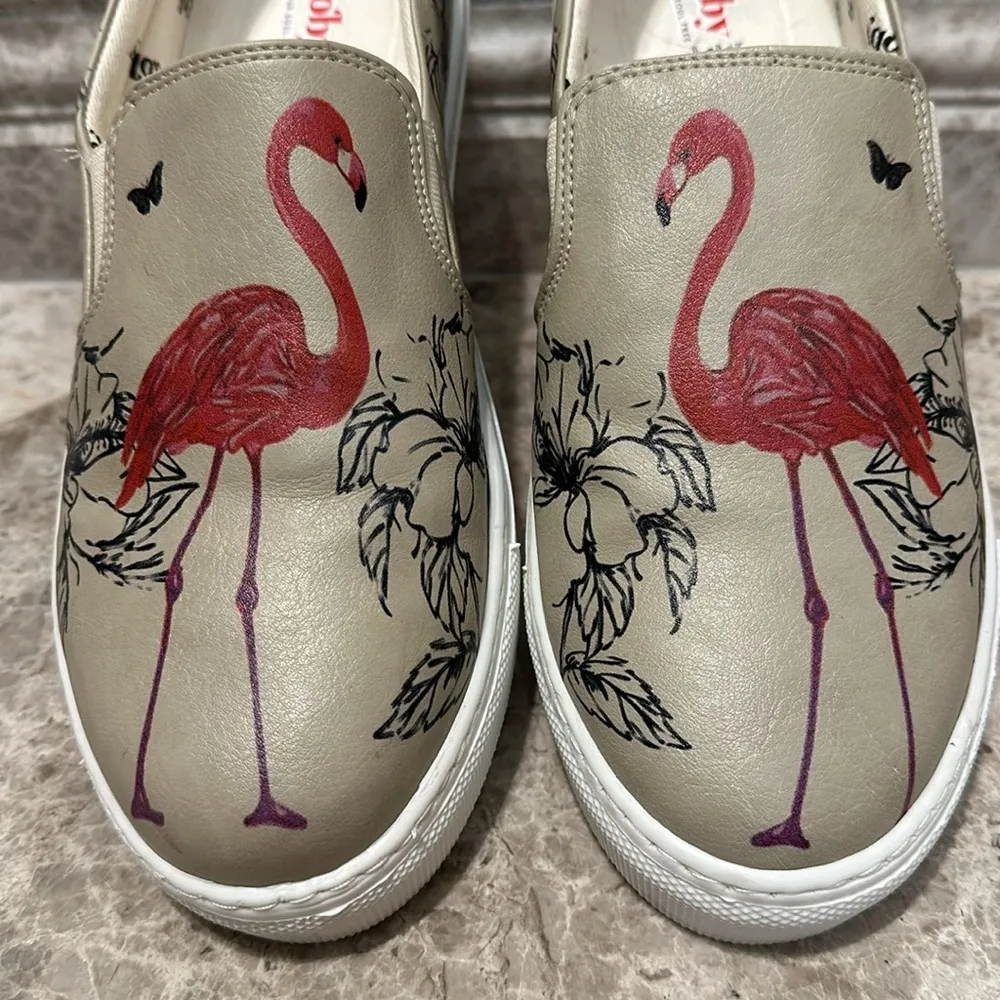 GOBY Flamingo Sneaker Shoes VN4030 Size 39 Tan - Image 4