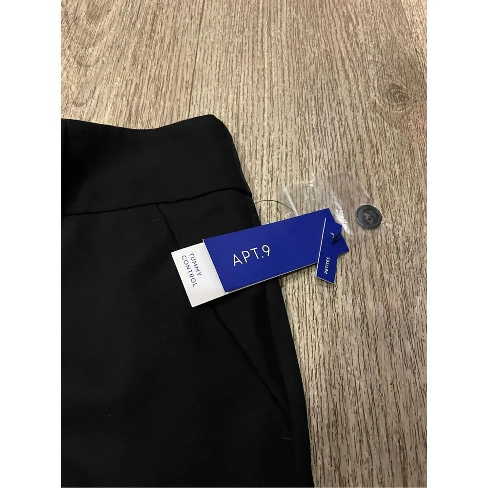 Apt. 9 Black Dress Pants 12 Petite New - Image 2
