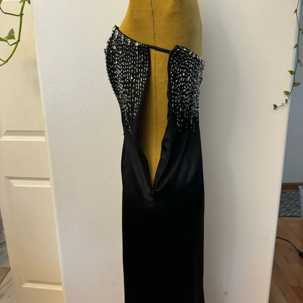 JASPER CONR AN Sexy Women's Long Evening Elegant Black Dress. Vintage Size 8 - Image 16