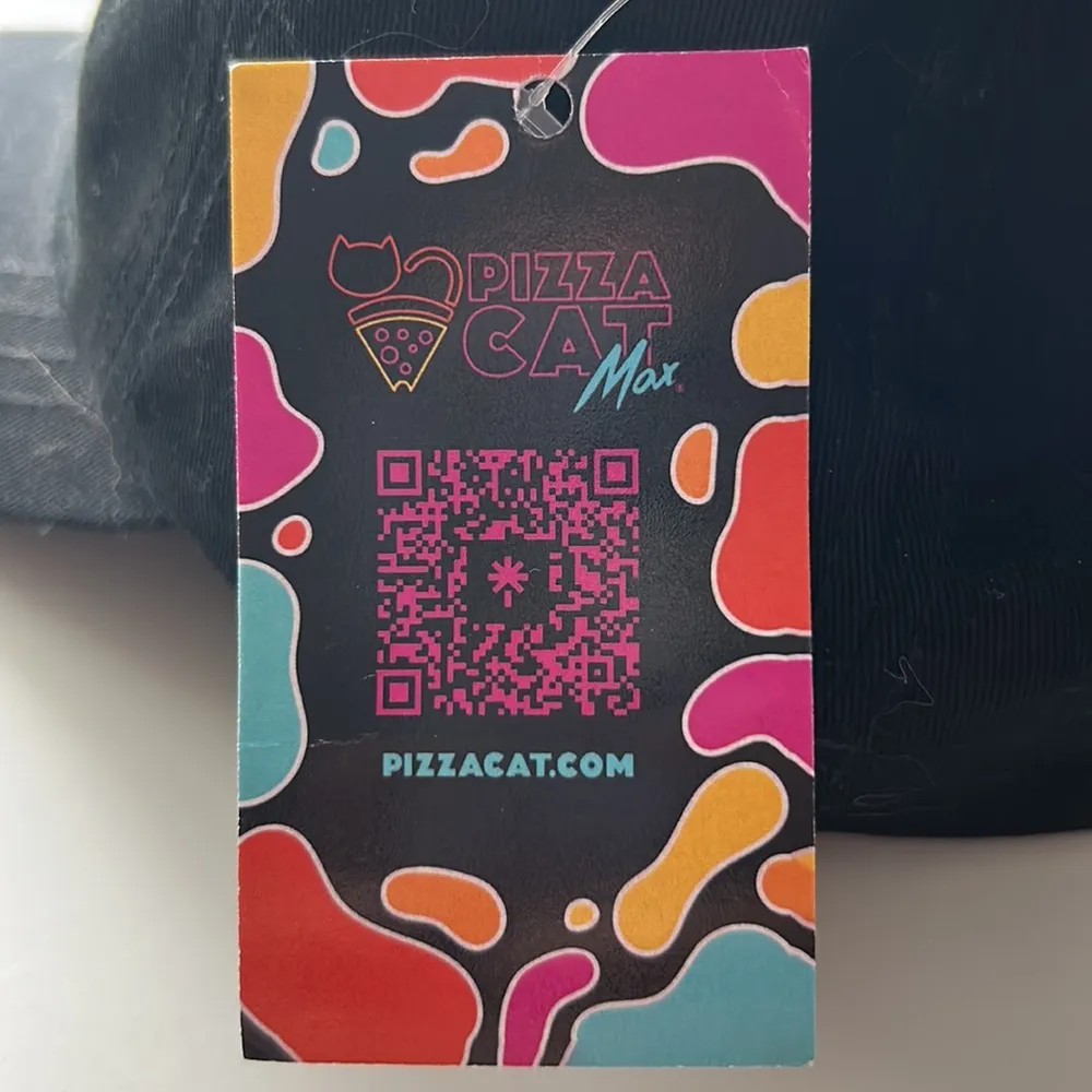 Pizza Cat adjustable hat Black - Image 3