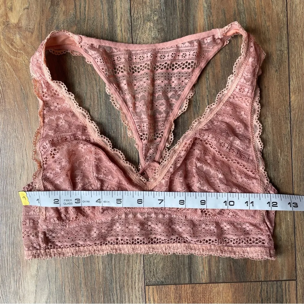 Victoria’s Secret Orange Lace Razorback Bralette Small - Image 3