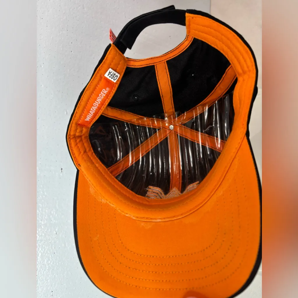 Whataburger Employee Cap Hat New Black - Image 3