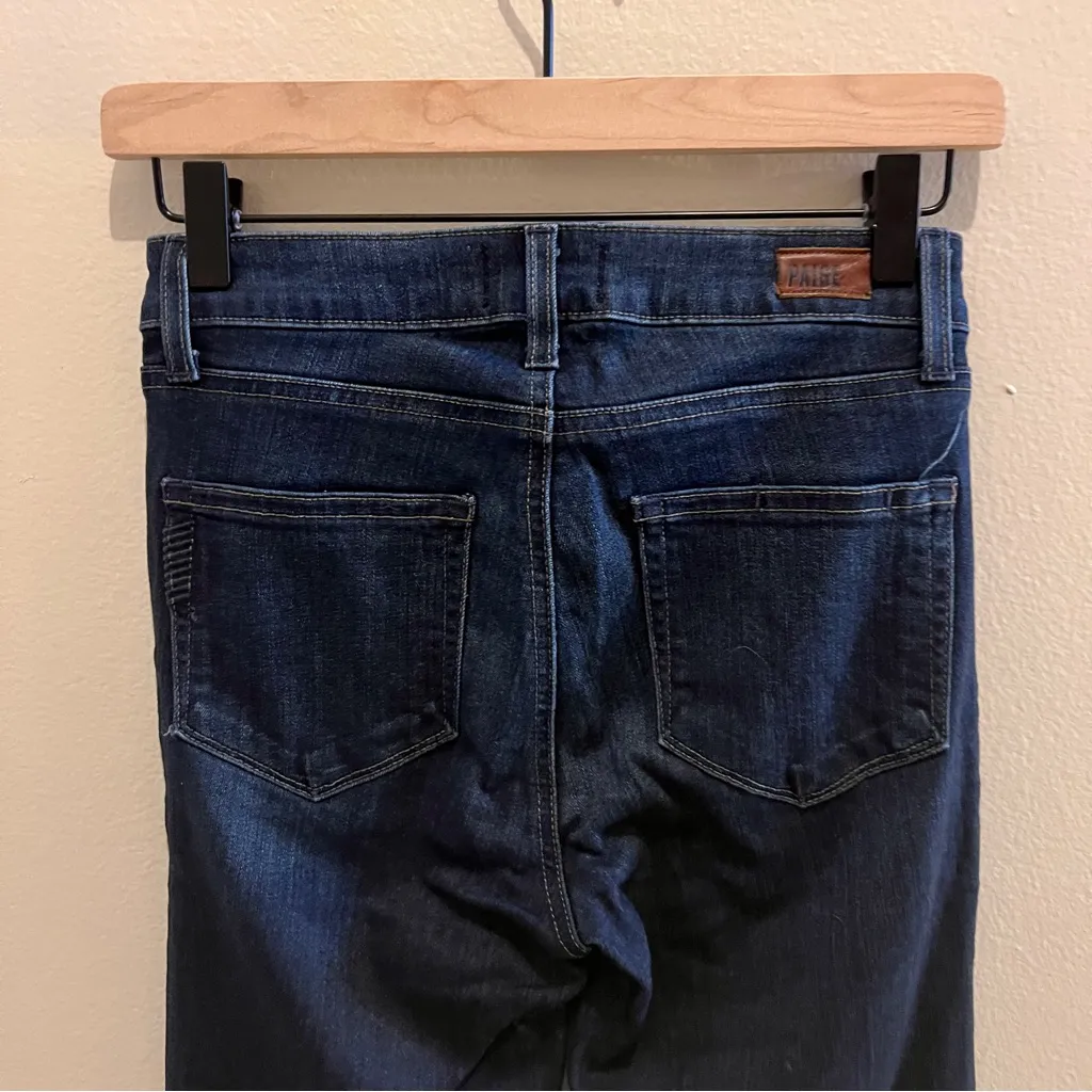 PAIGE Hoxton‎ Ultra Skinny Jean Stretch Dark Wash Denim Size 25 - Image 6