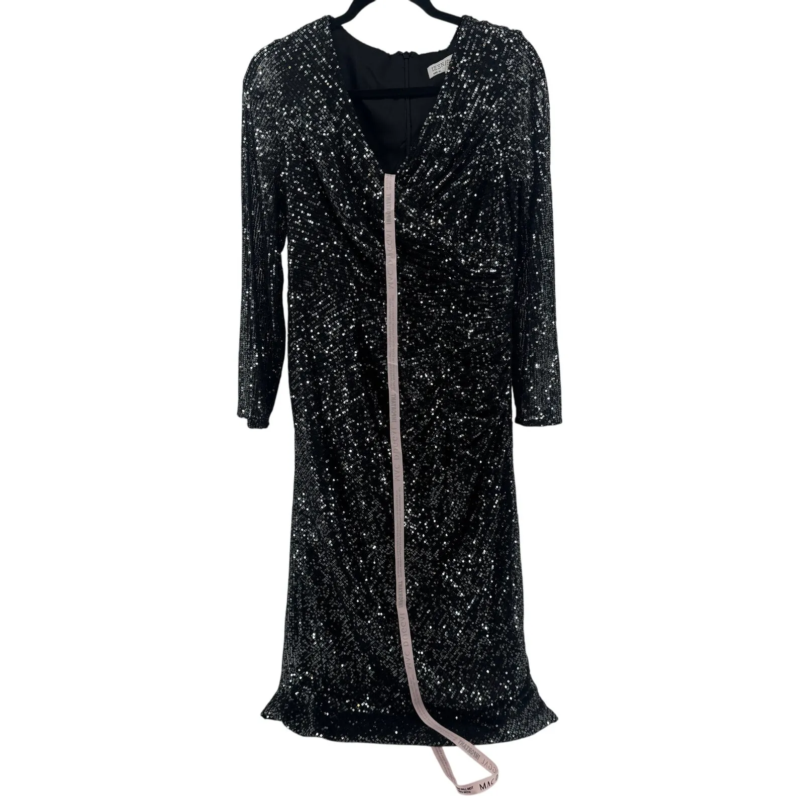 Mac Duggal 26940 Sequin Cocktail Knee Length Dress Womens Sz 10 NWT - Image 3