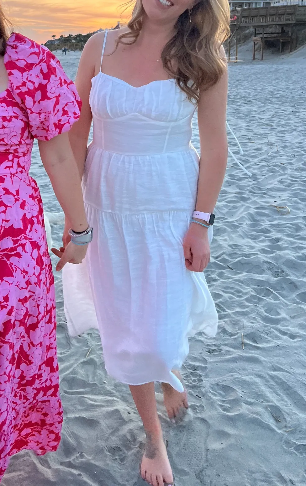 Long White  Dress - Image 4