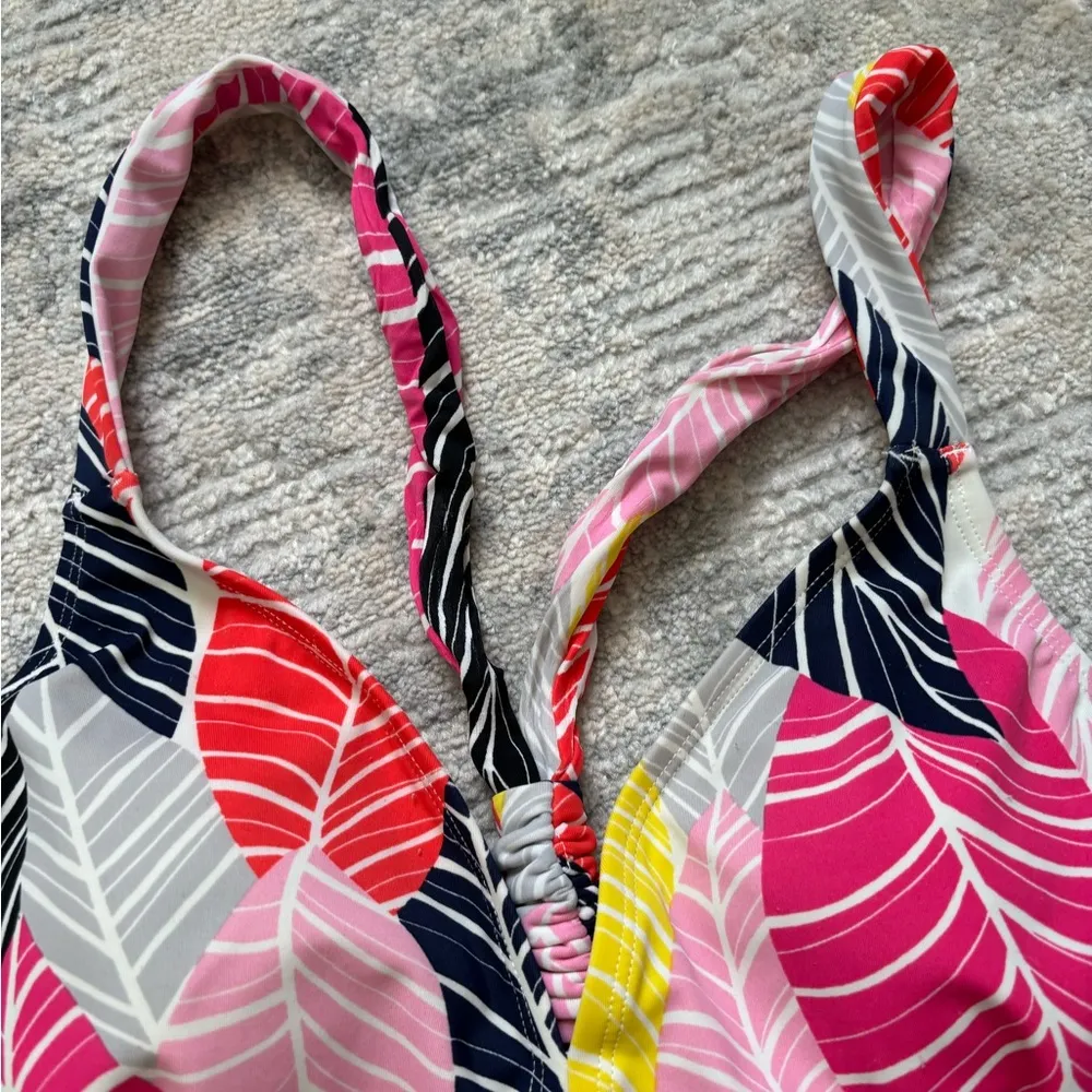 South Point 2 Piece Tropical Tankini Size M Pink Size M - Image 8