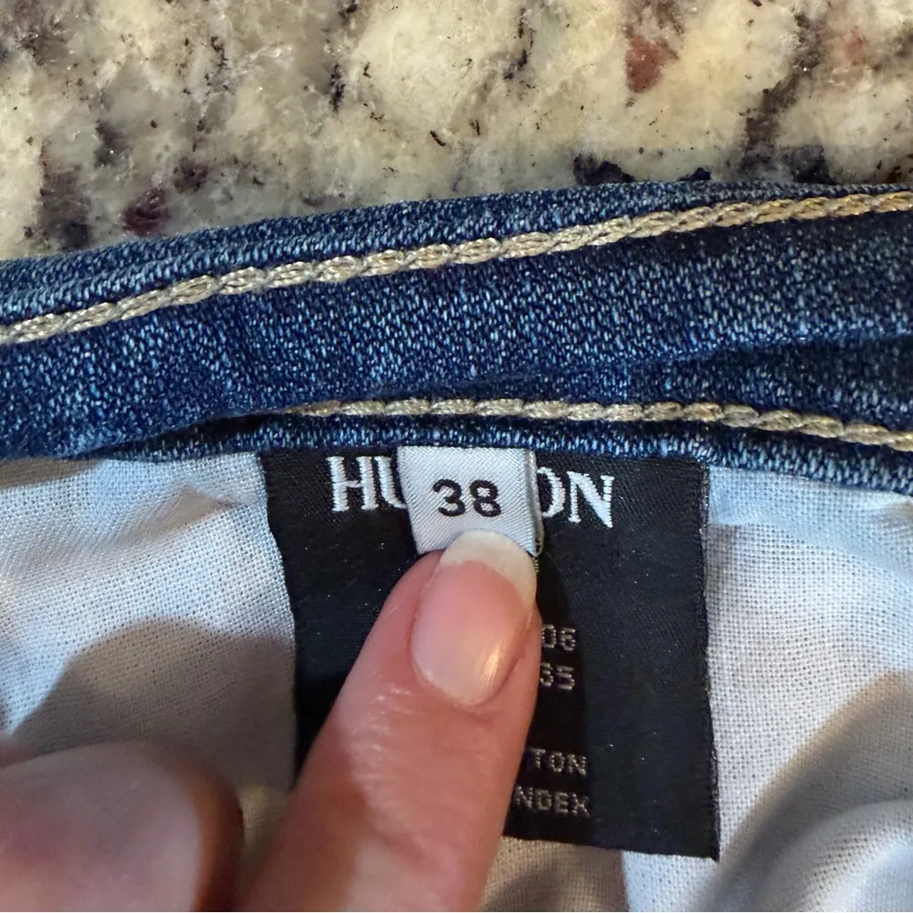 Hudson Jeans Women's Straight Leg Blue Denim - Image 6