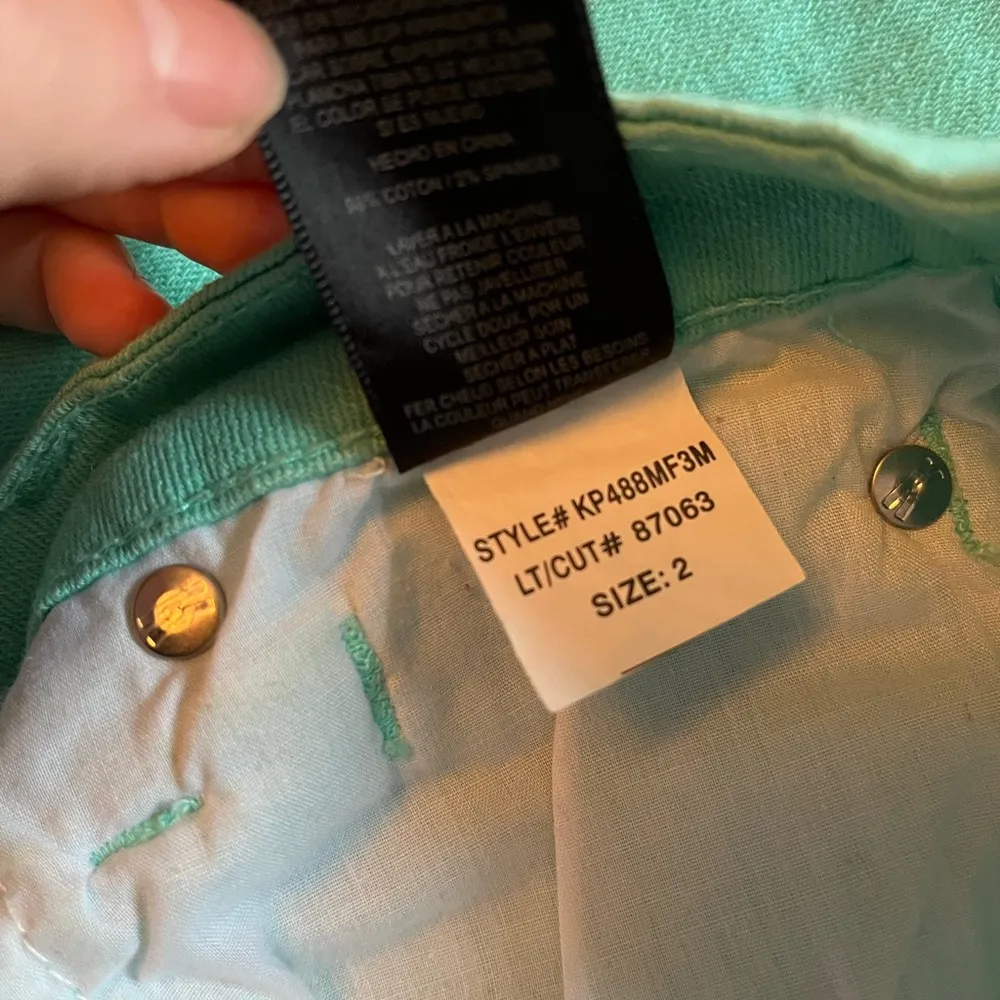 Kut from the Kloth turquoise jeans - Image 7