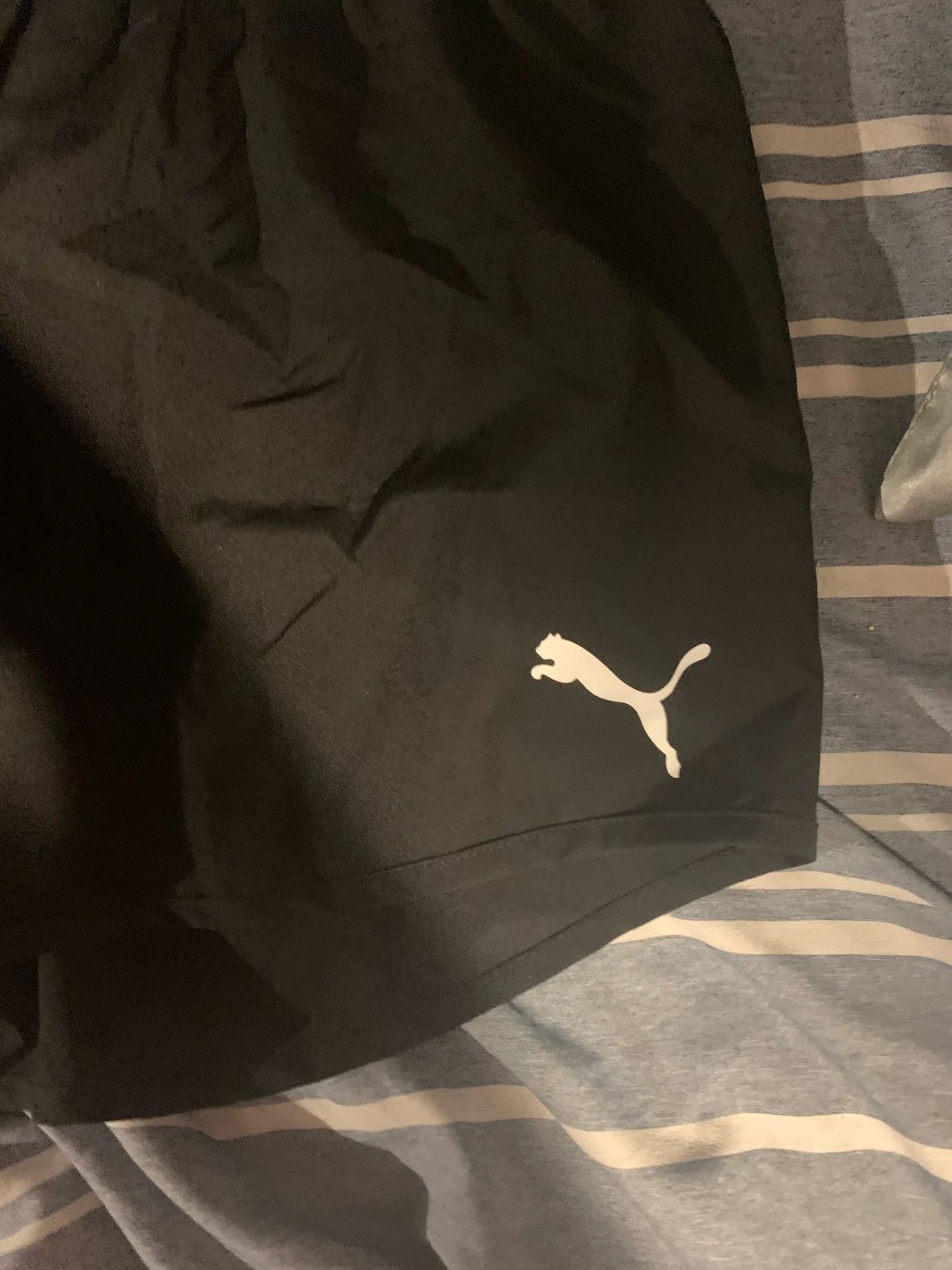 Puma Black Workout Shorts - Image 2