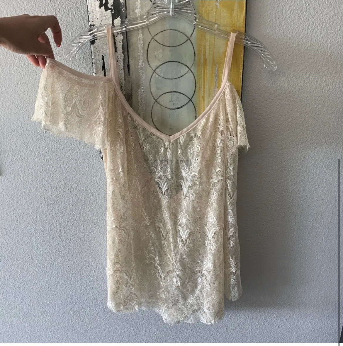 Urban outfitters Lace Frill Tank Top - Image 4