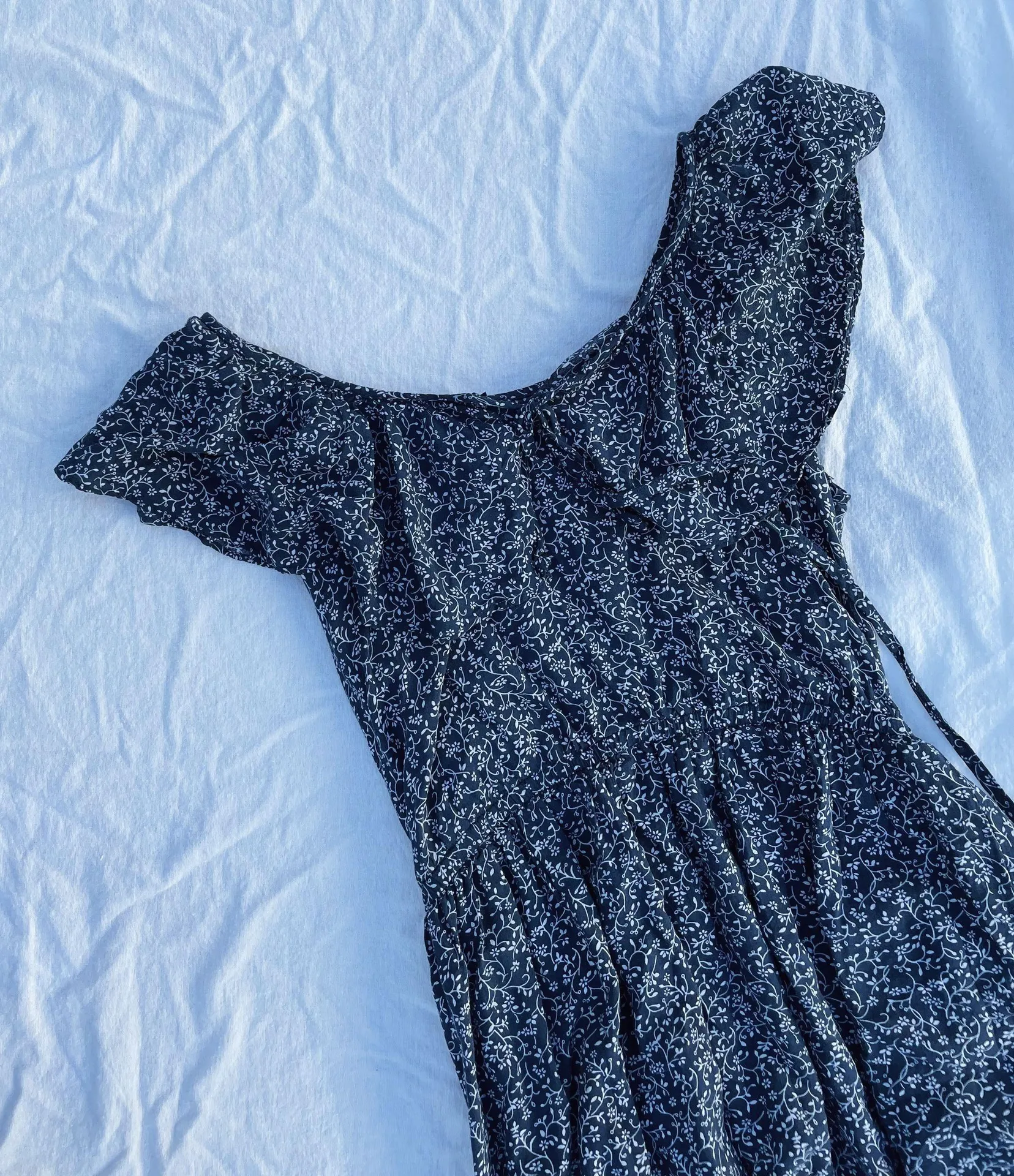 Vintage Floral Dress Multi - Image 3