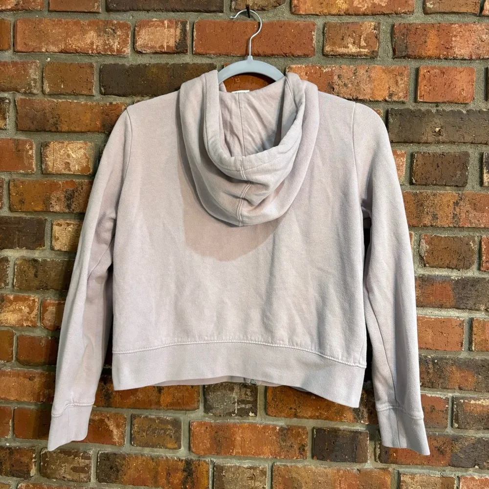 Vans womens cropped zip up hoodie sweatshirt jacket purple/mauve XS - Image 5