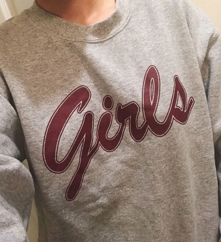 Girls sweatshirt Gray Size M - Image 2