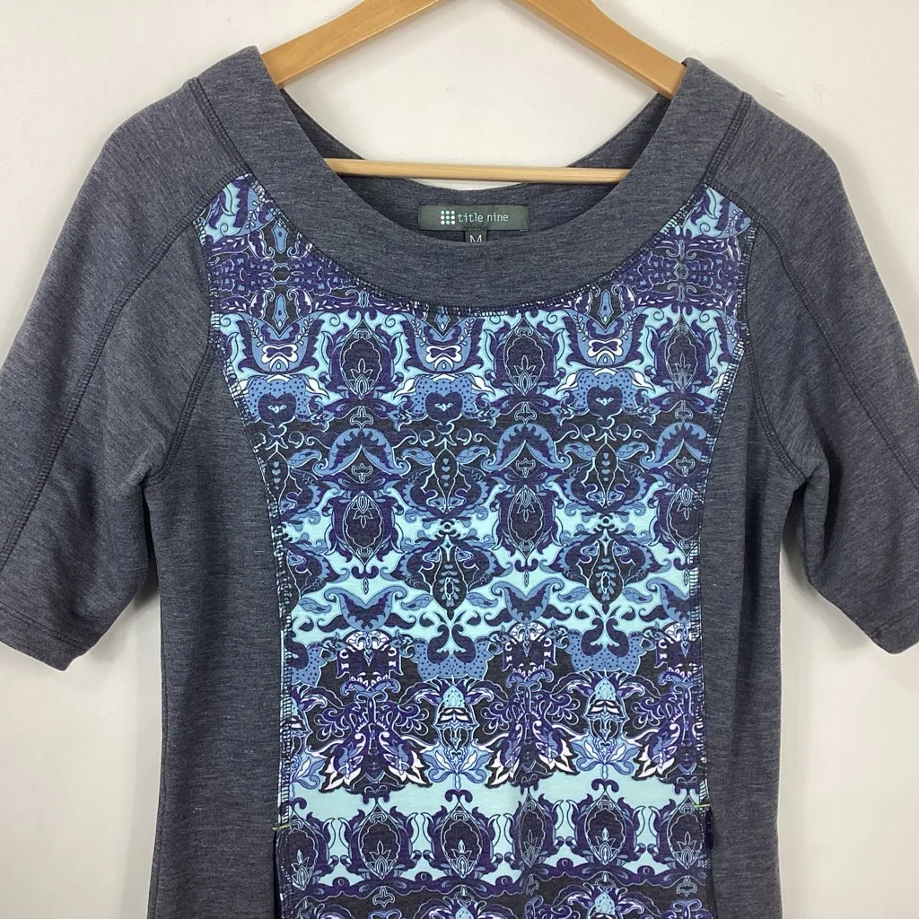 Title Nine Damask Print Dress Size Medium - Image 2