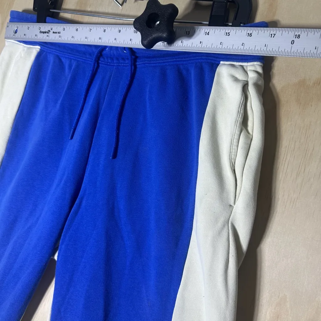 Nike Women’s Sports Joggers Pants Size Large Blue And White Pink Swoosh - Image 4