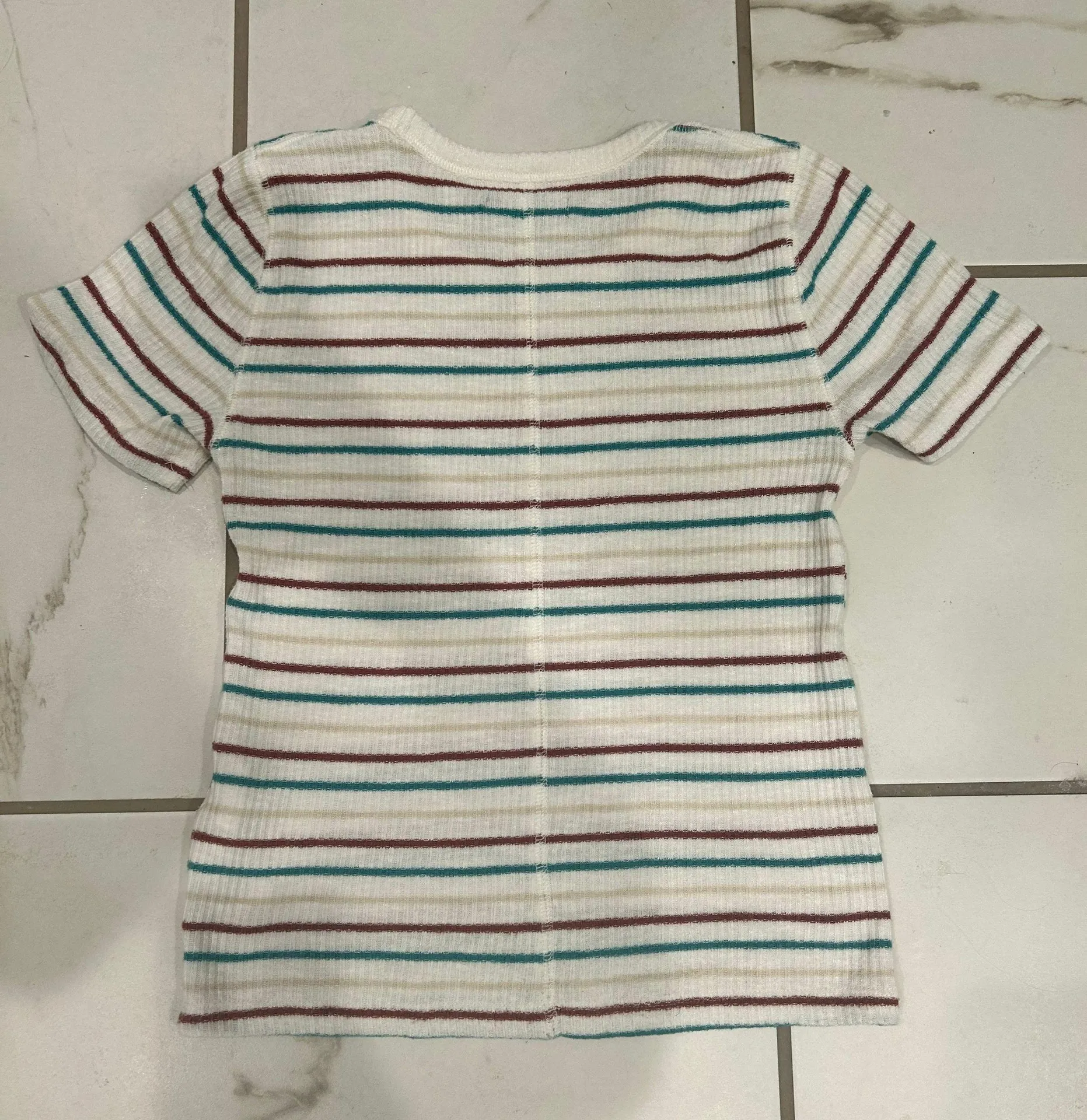 Abercrombie Striped Ribbed Crewneck - Image 5