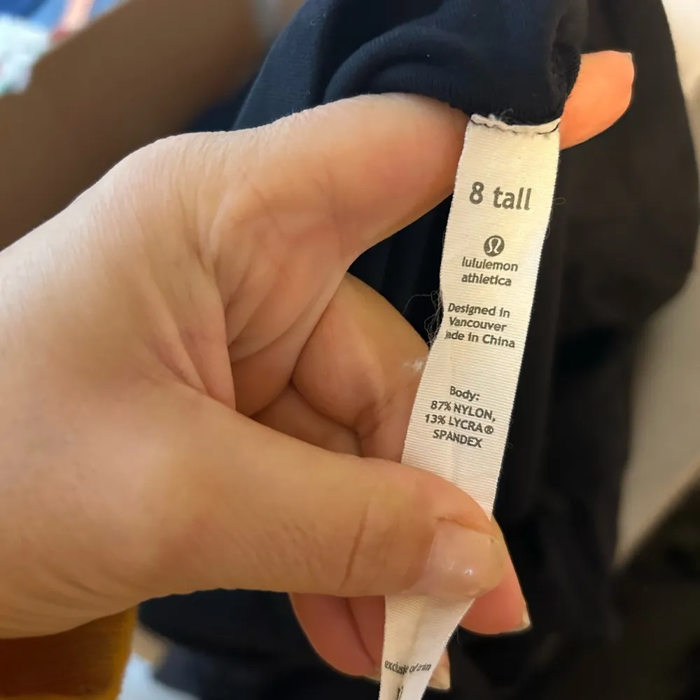 Lululemon  Black Wide Leg Drawstring Pants - Image 3