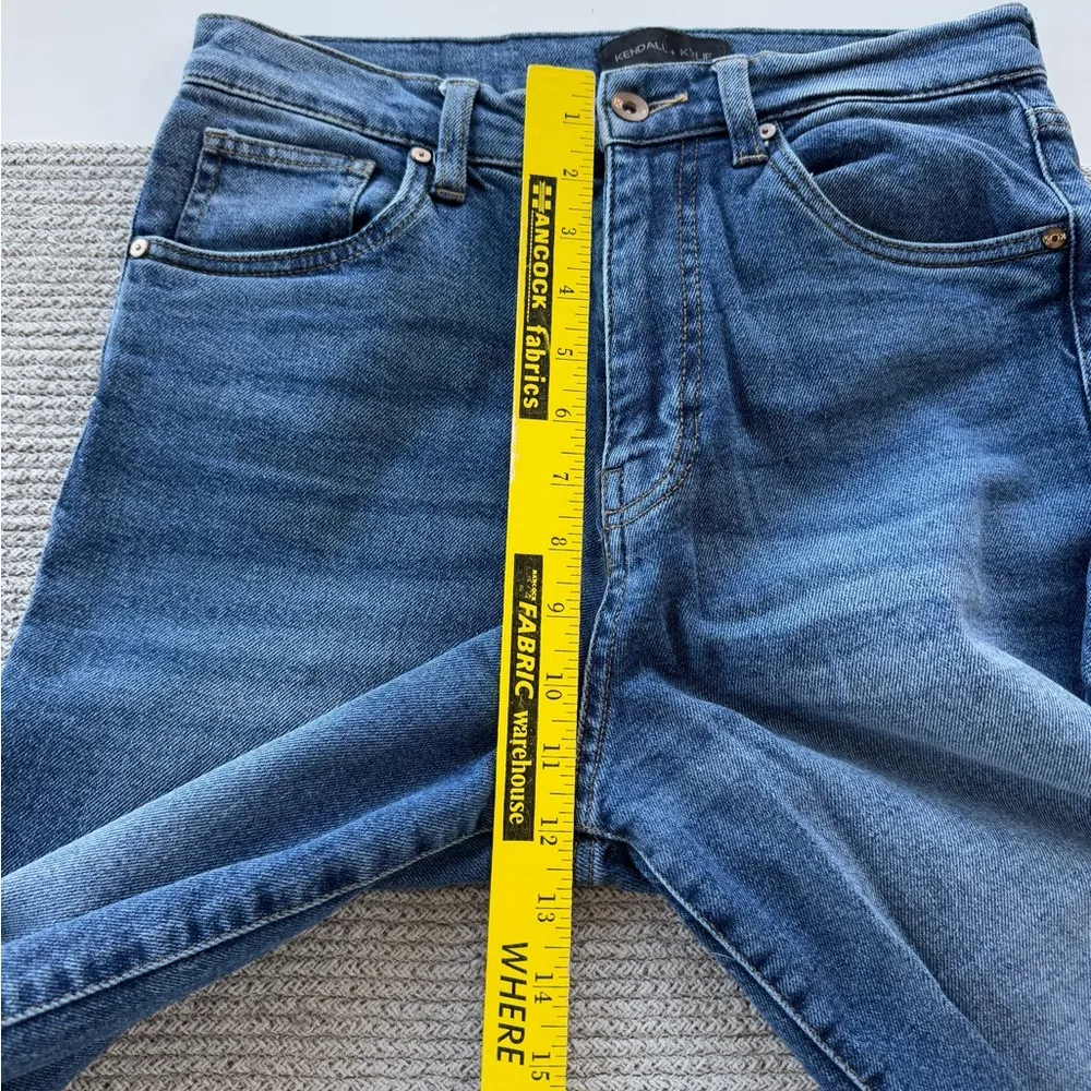 Kendall & Kylie Dark Blue Denim High Rise Skater Jean Size 5/27 - Image 8