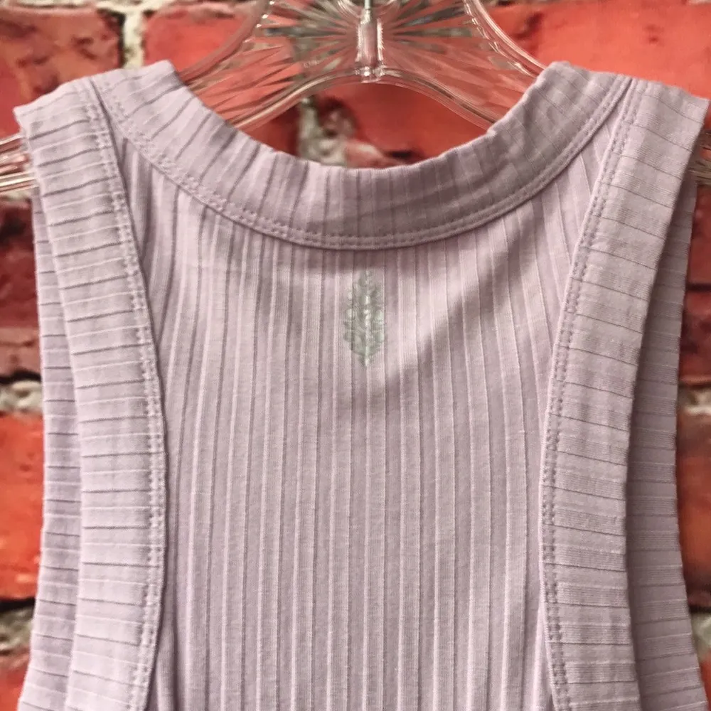 Purple  Movement Ribbed Blissed Out Tank Top in Dew Berry - Image 14
