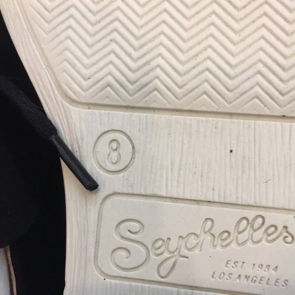 Seychelles Women’s West End Leather Platform Sneakers in black size 8 - Image 5