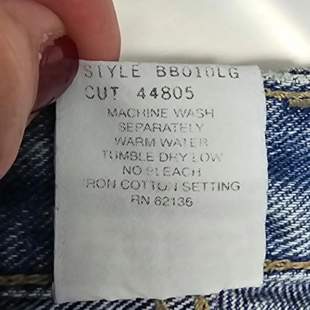 Vintage Guess Womens Jeans BB01LG Straight Tapered Waist 30 - Image 6