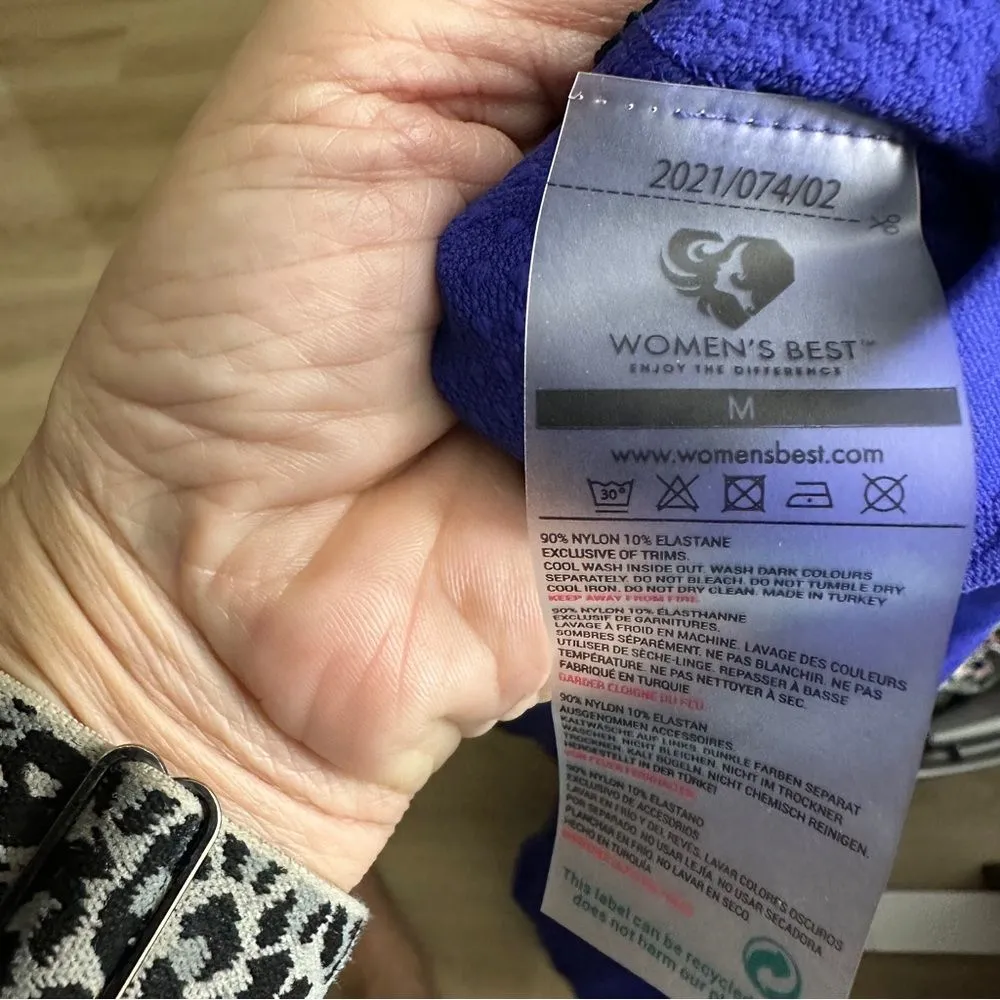 Women's Best Blue‎ Power Seamless Leggings Size Medium Work Out Blue - Image 7