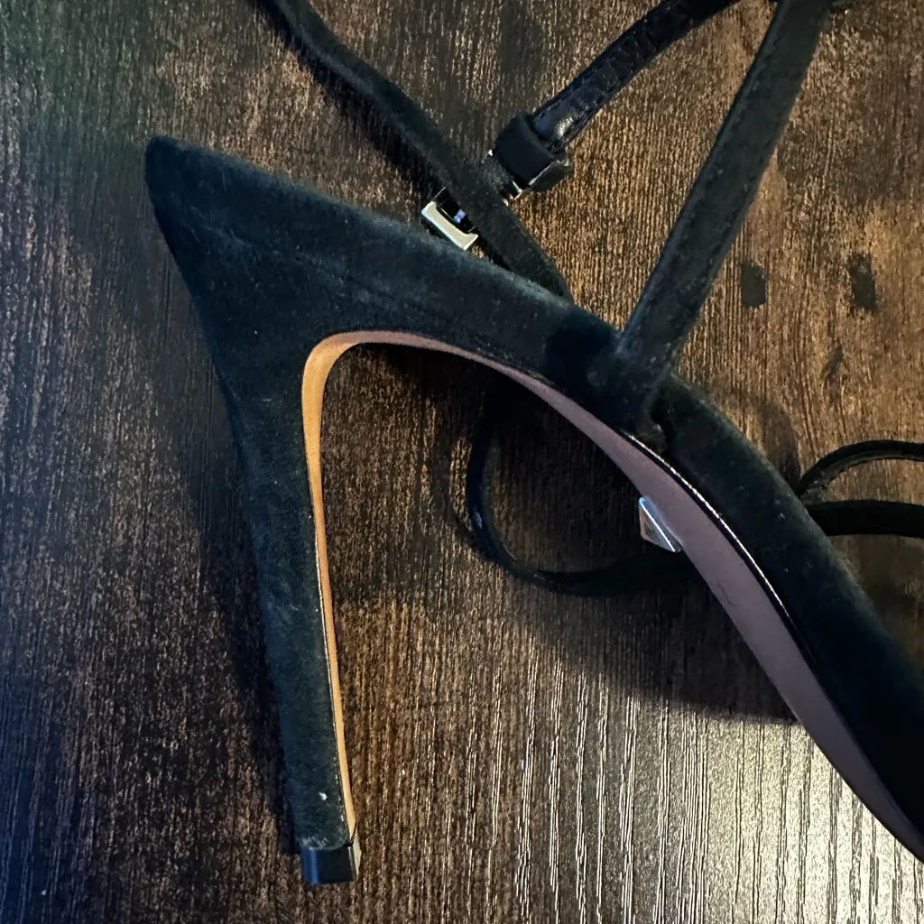 Schutz Strappy Kitten Heels - Image 6