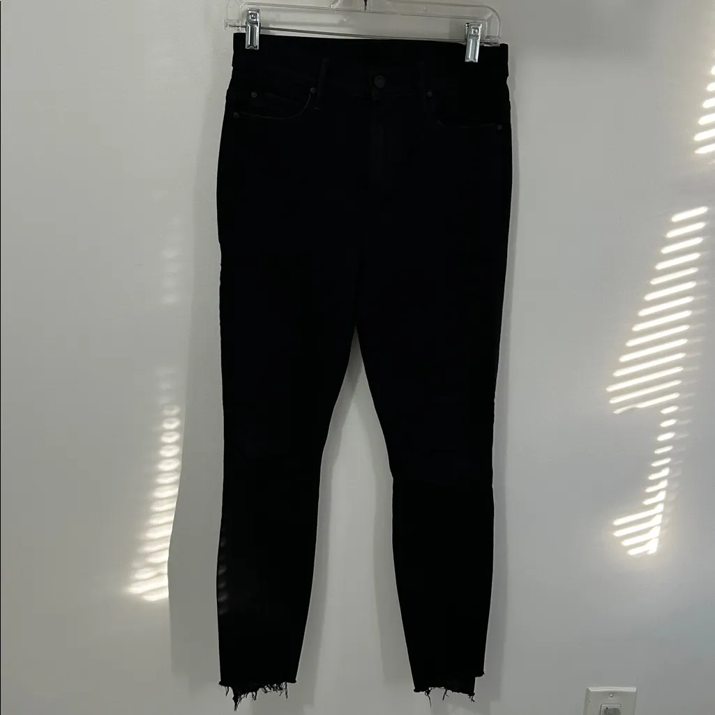 Mother Stunner Zip Ankle Step Fray Not Guilty Black Size 27 - Image 4