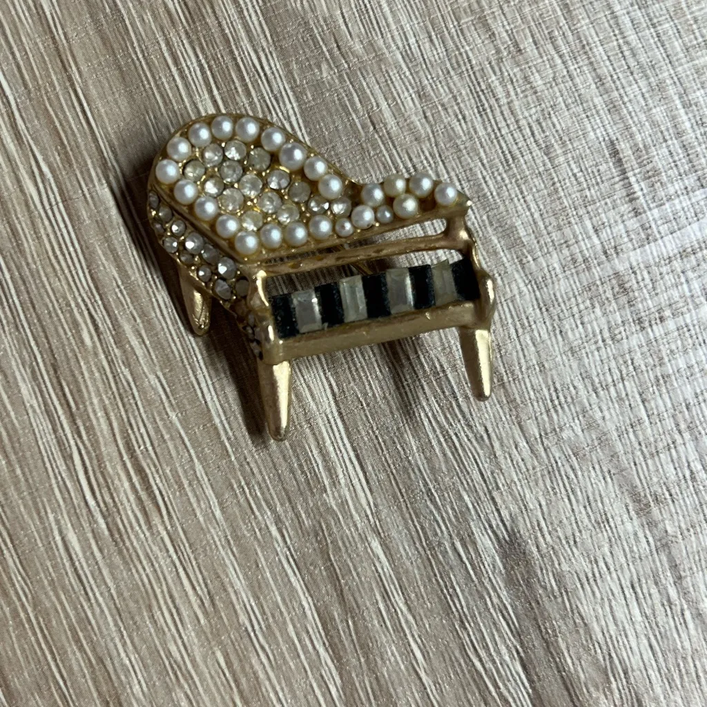Piano brooch Gold - Image 2