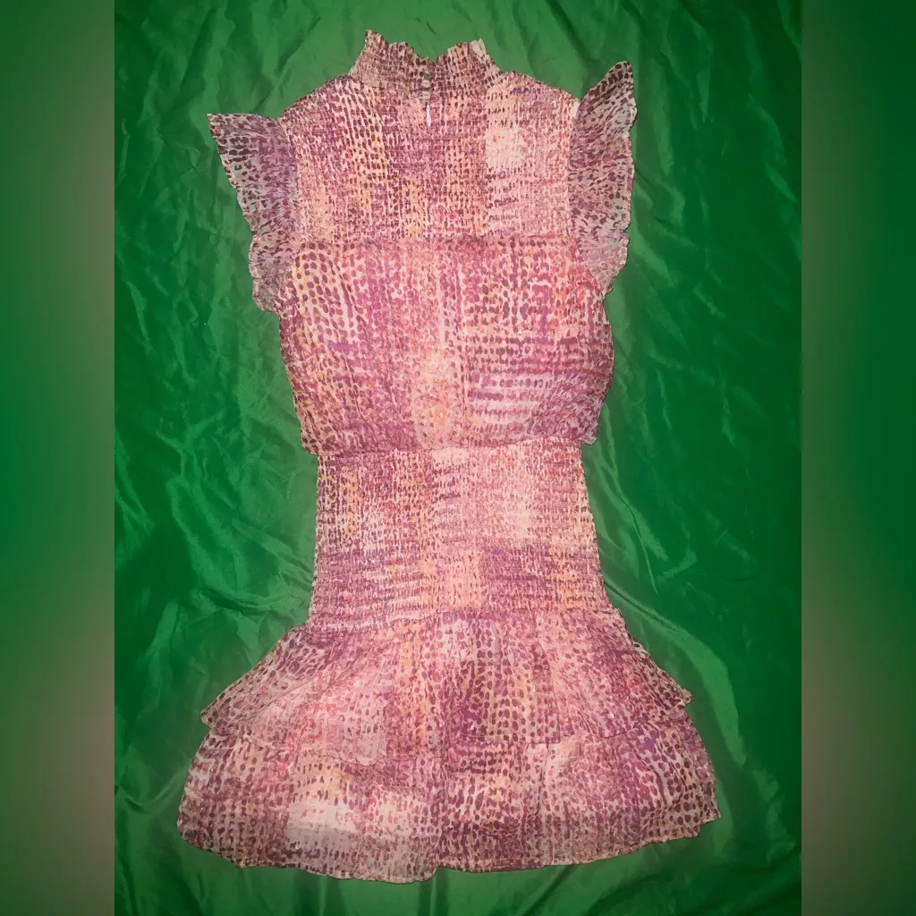 Aqua Vibrant Textured Dress size XS - Image 2