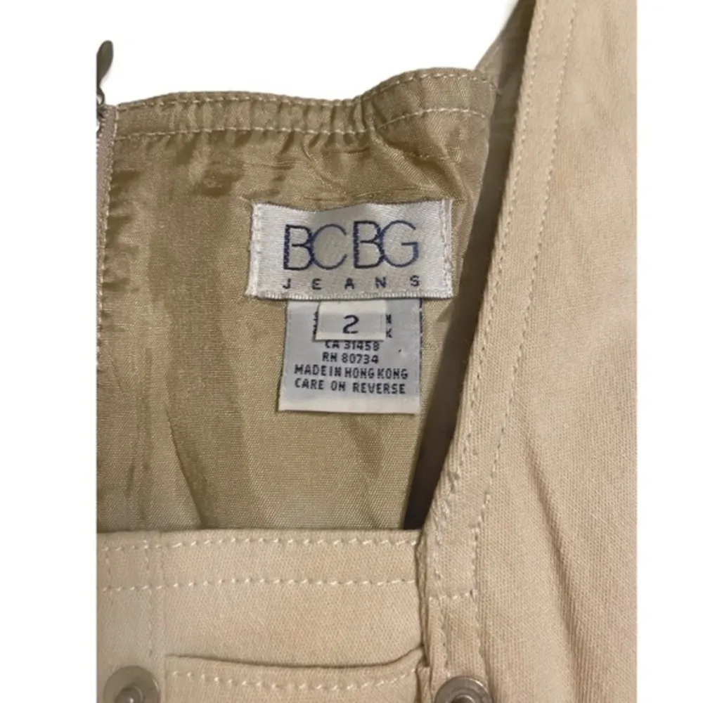 BCBG‎ Jeans Beige Dress​ Size 2 - Image 5
