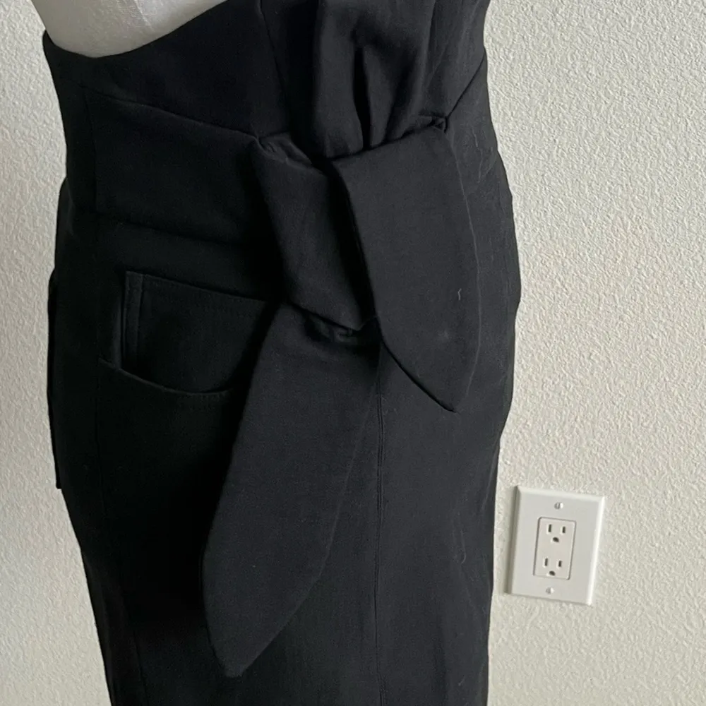 IRO Black Midi Pencil Skirt - Image 8