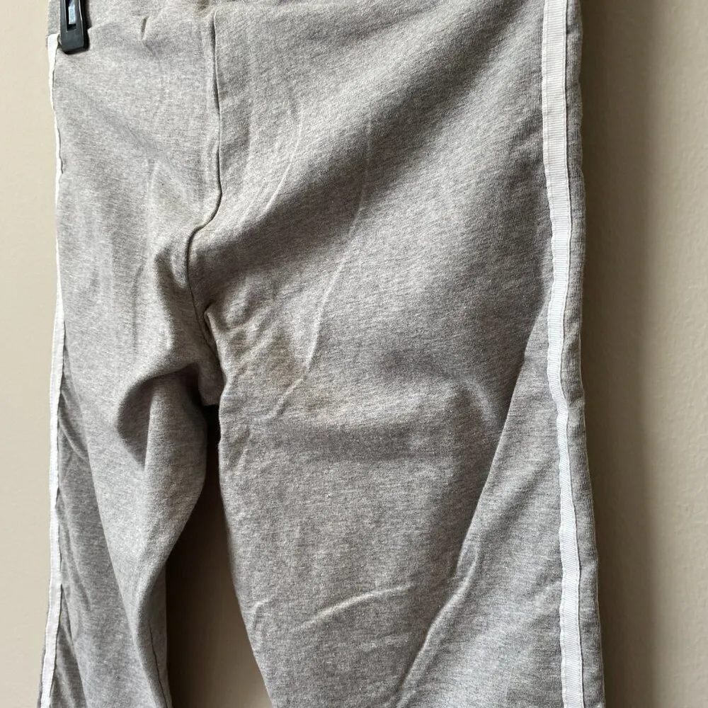 Adidas Women's Medium Classic 3 Stripes Gray Gym Jogging Tight Leggings CY4761 - Image 15