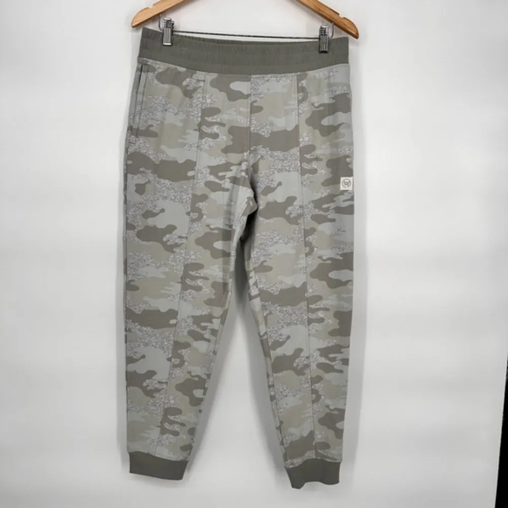 We Wander Women‎ Pull on Camouflage Sweatpants, Light Grey Combo Size Medium Gray - Image 5