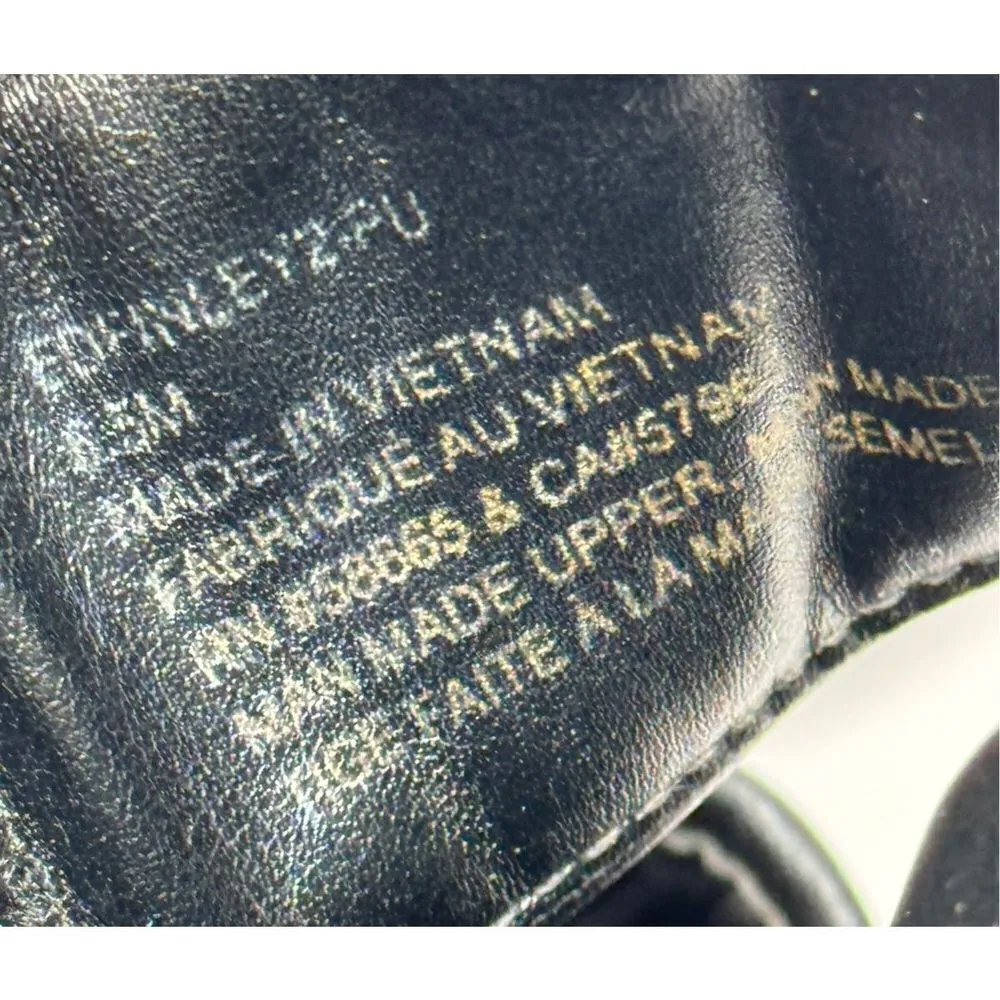 Open Edit  Sandals Size 6.5 Black Open Toe Finley Slides‎ - Image 9